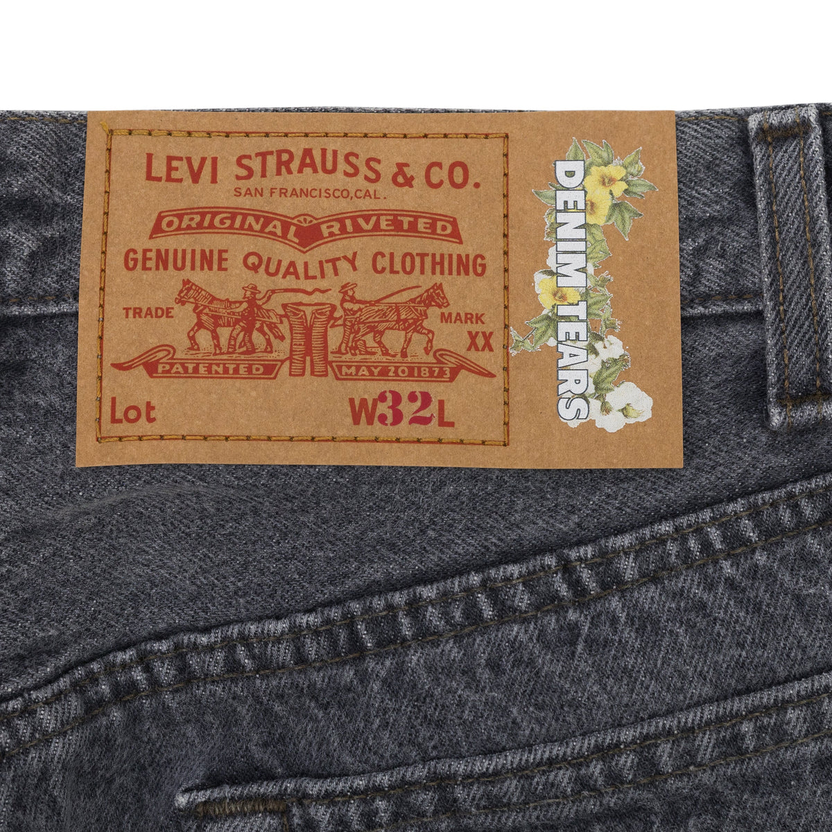 Black 501 Vintage Jeans