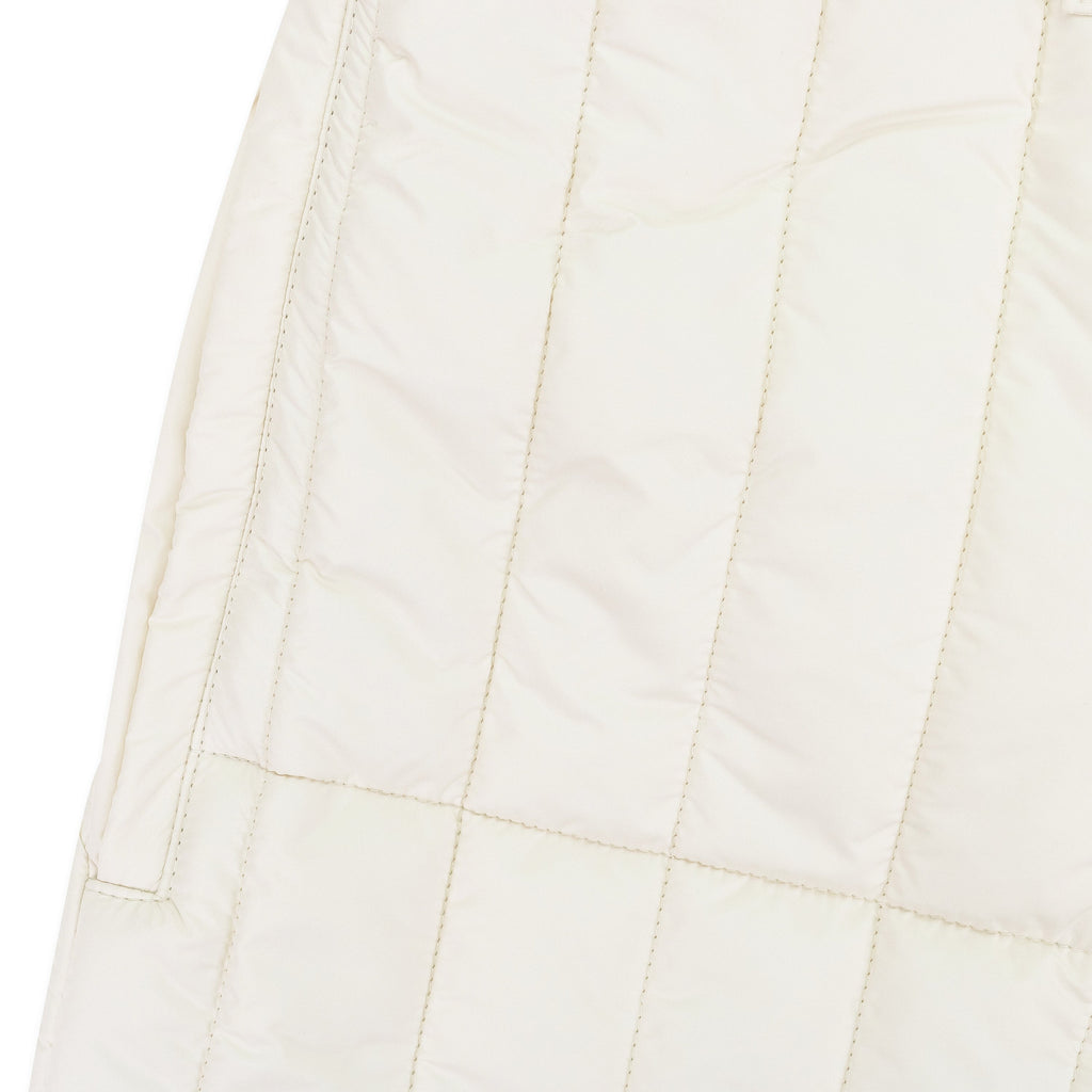 WHITE WOOLRICH FILLED PANTS