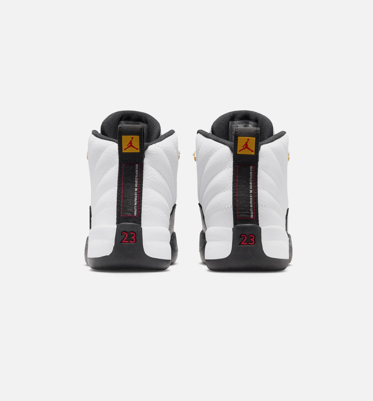 Air Jordan 12 Retro Taxi Baby & Toddler Sneakers - White / Black / Taxi