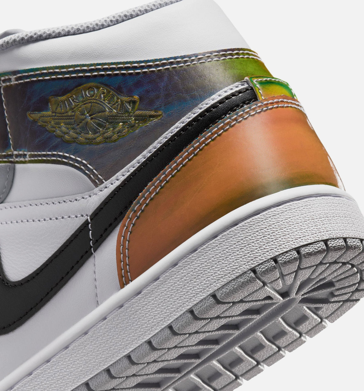Air Jordan 1 Mid SE Men's – Black/White/Wolf Grey