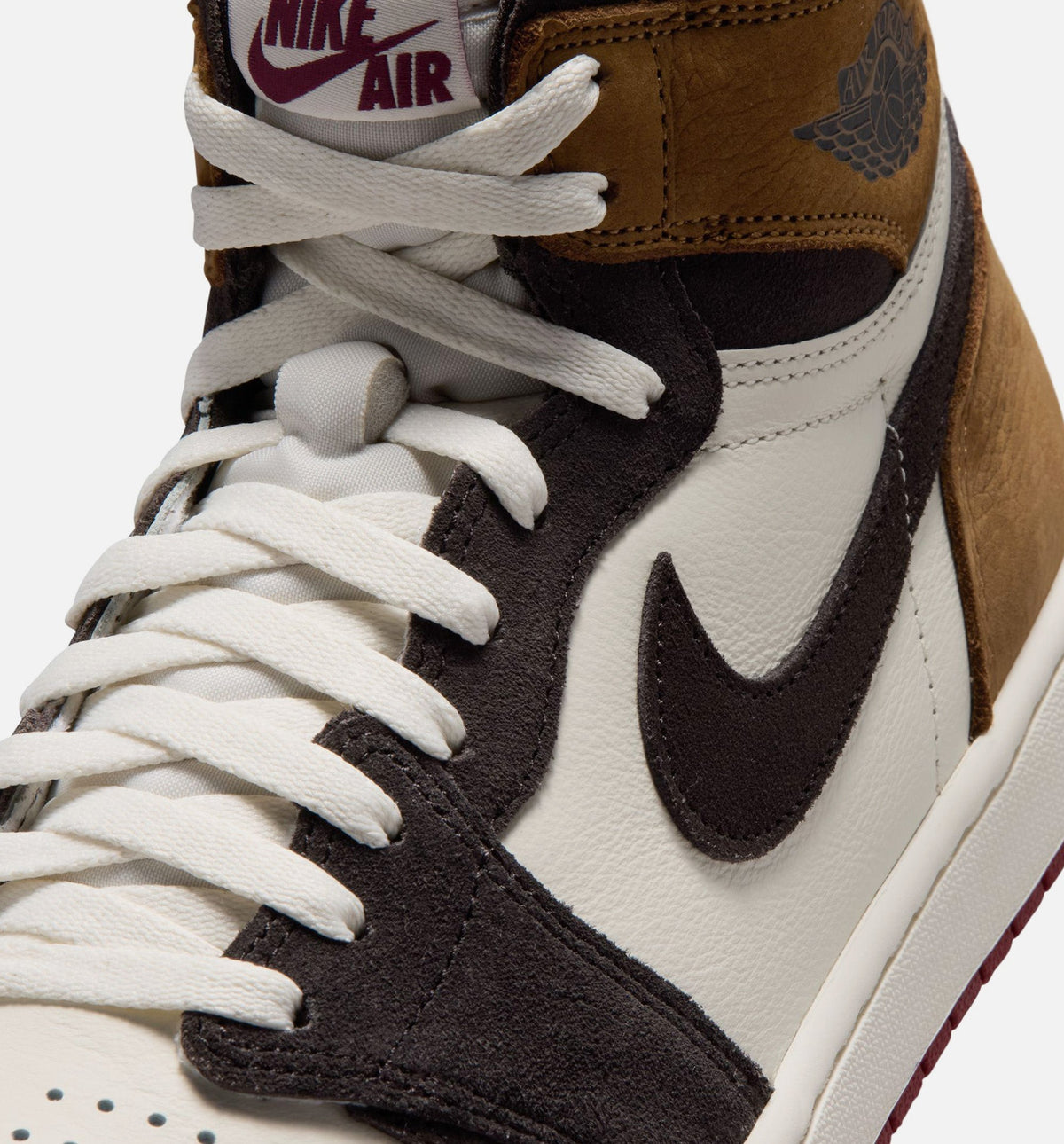 Air Jordan 1 Retro High OG Love Letter Men's Lifestyle Shoe – Shadow Brown/Team Red/Light British Tan