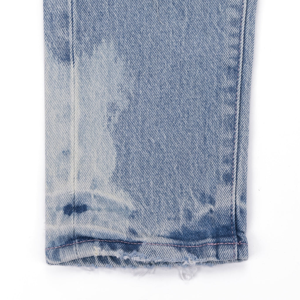 Light Indigo Skinny Garda Repairs Jeans