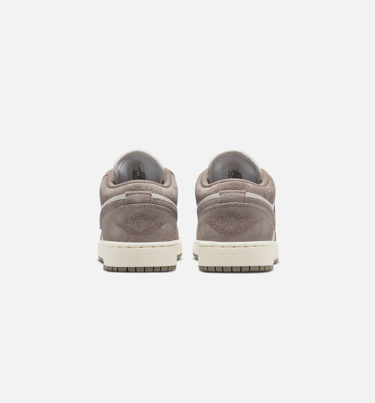 Air Jordan 1 Low Grade School Sneakers - Olive Grey / Enigma Stone / Summit White