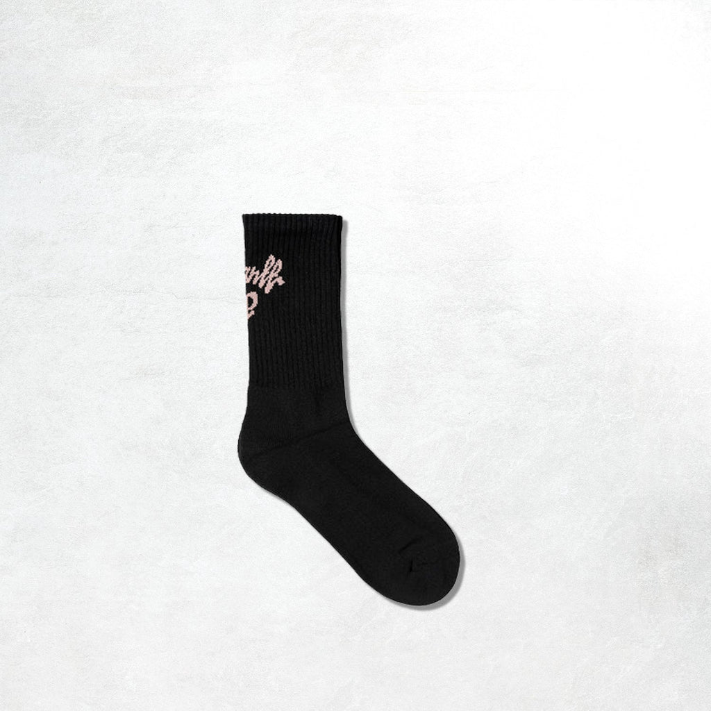 Carhartt WIP Chedda Socks: Black / Glassy Pink