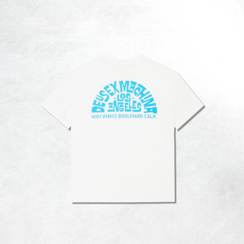 Deus Los Angeles Address Tee: Vintage White