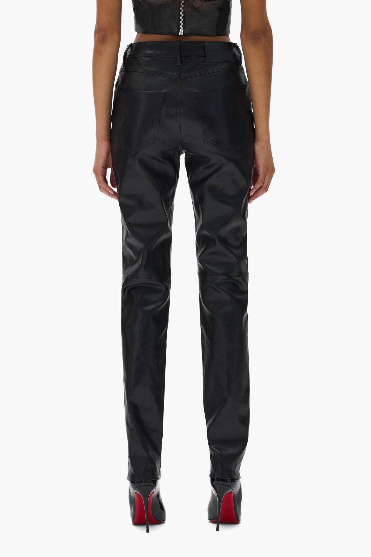 Leather 5 Pocket Pant