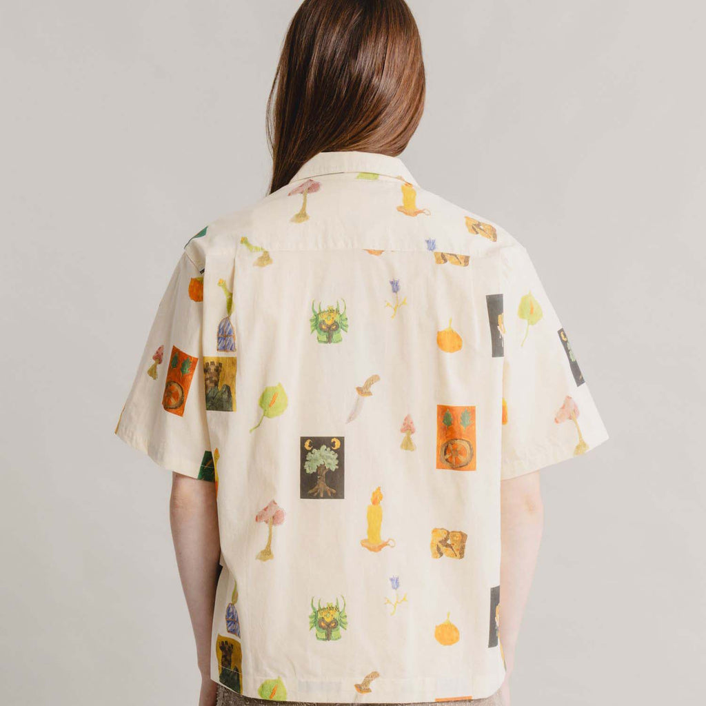 Heresy Motley Shirt: Ecru