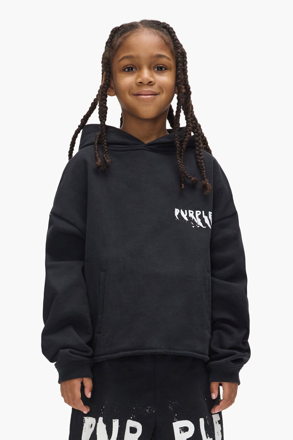 Kids' Painted Wordmark Hoodie