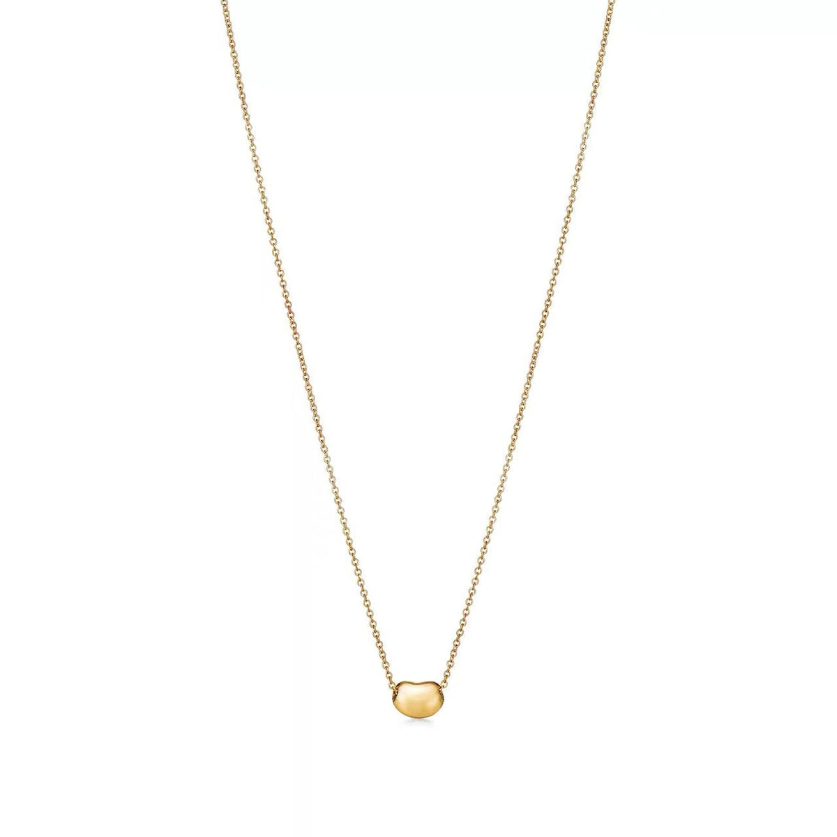 Tiffany Style Bead 18K Gold-Plated Necklace