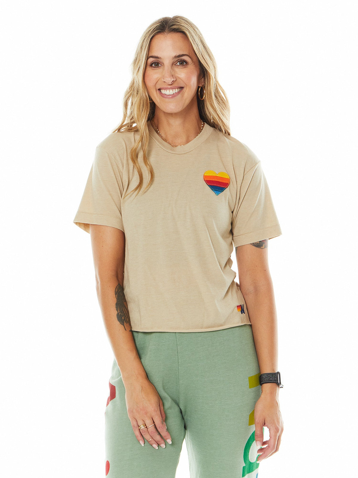 RAINBOW HEART STITCH BOYFRIEND