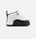 Air Jordan 12 Retro Taxi Baby & Toddler Sneakers - White / Black / Taxi