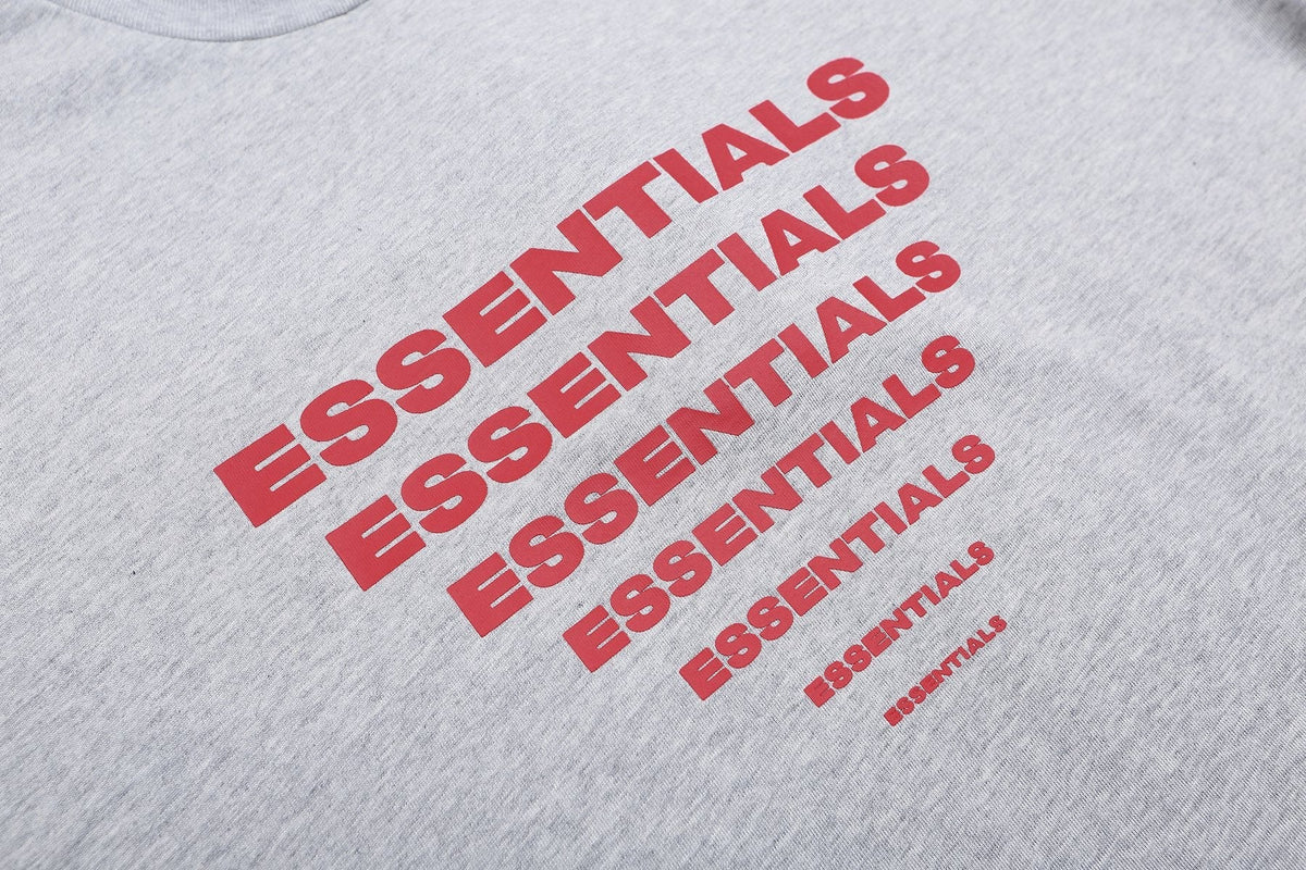 ESSENTIALS Repeated Graphic Short-Sleeve T-Shirt
