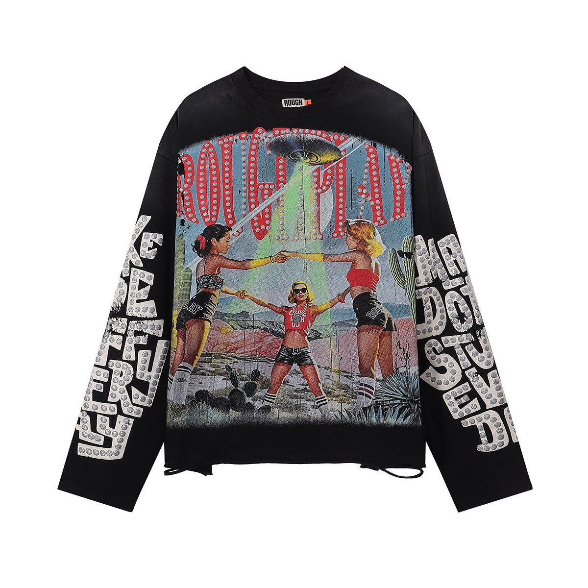 Rough Play Together Graphic Long-Sleeve T-Shirt