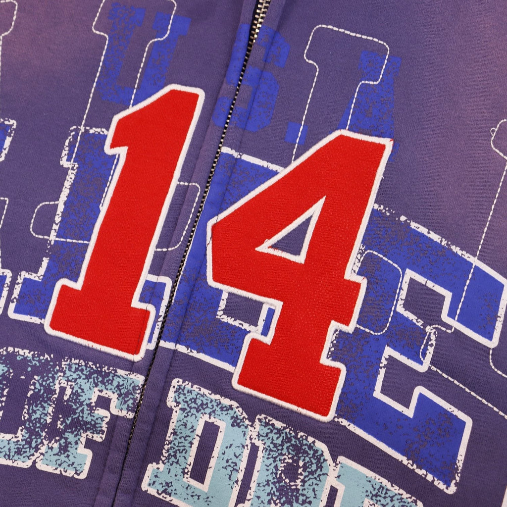 VALE USA Guardian Graphic Zip-Up Hoodie
