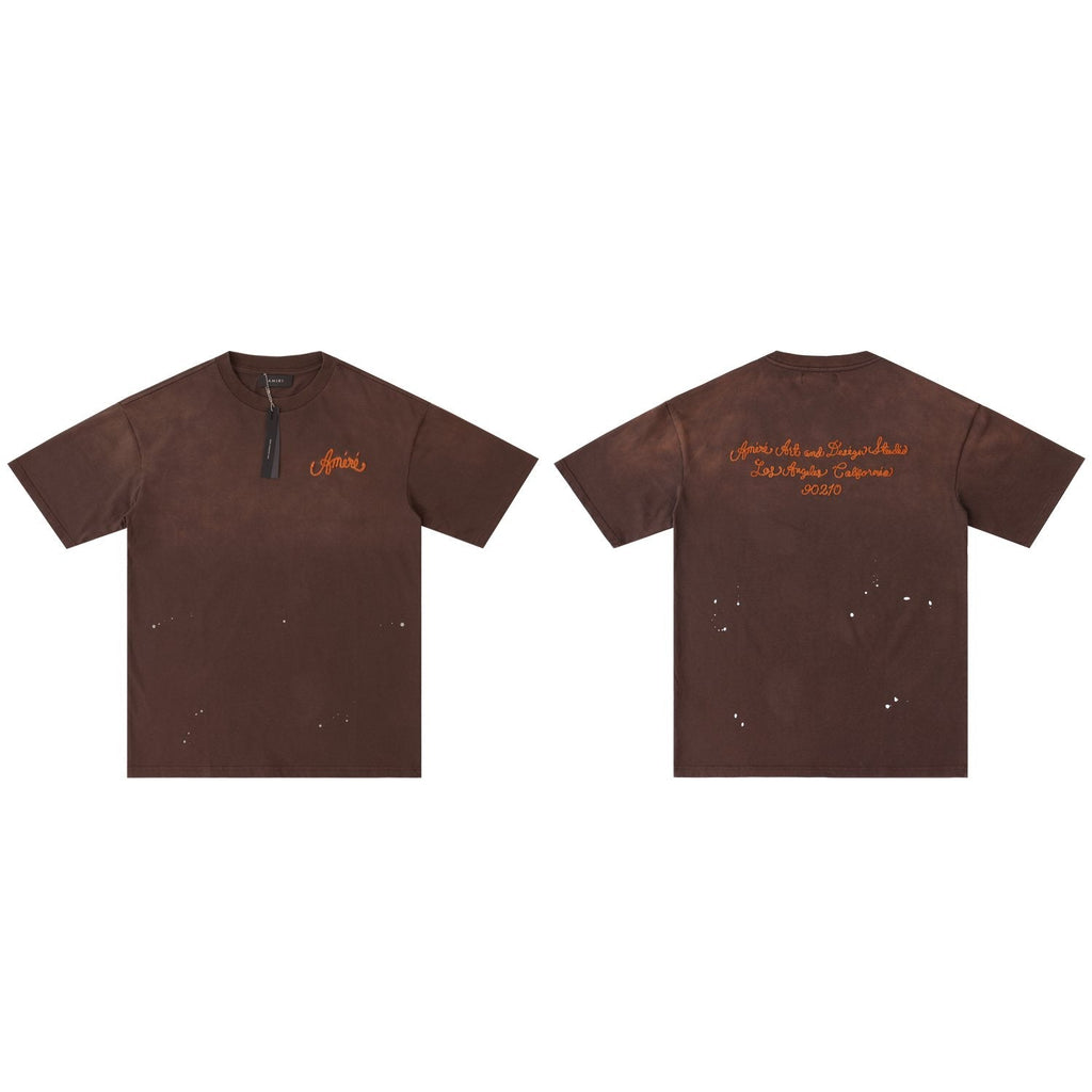 AMIRI Design Studio Paint-Splatter T-Shirt