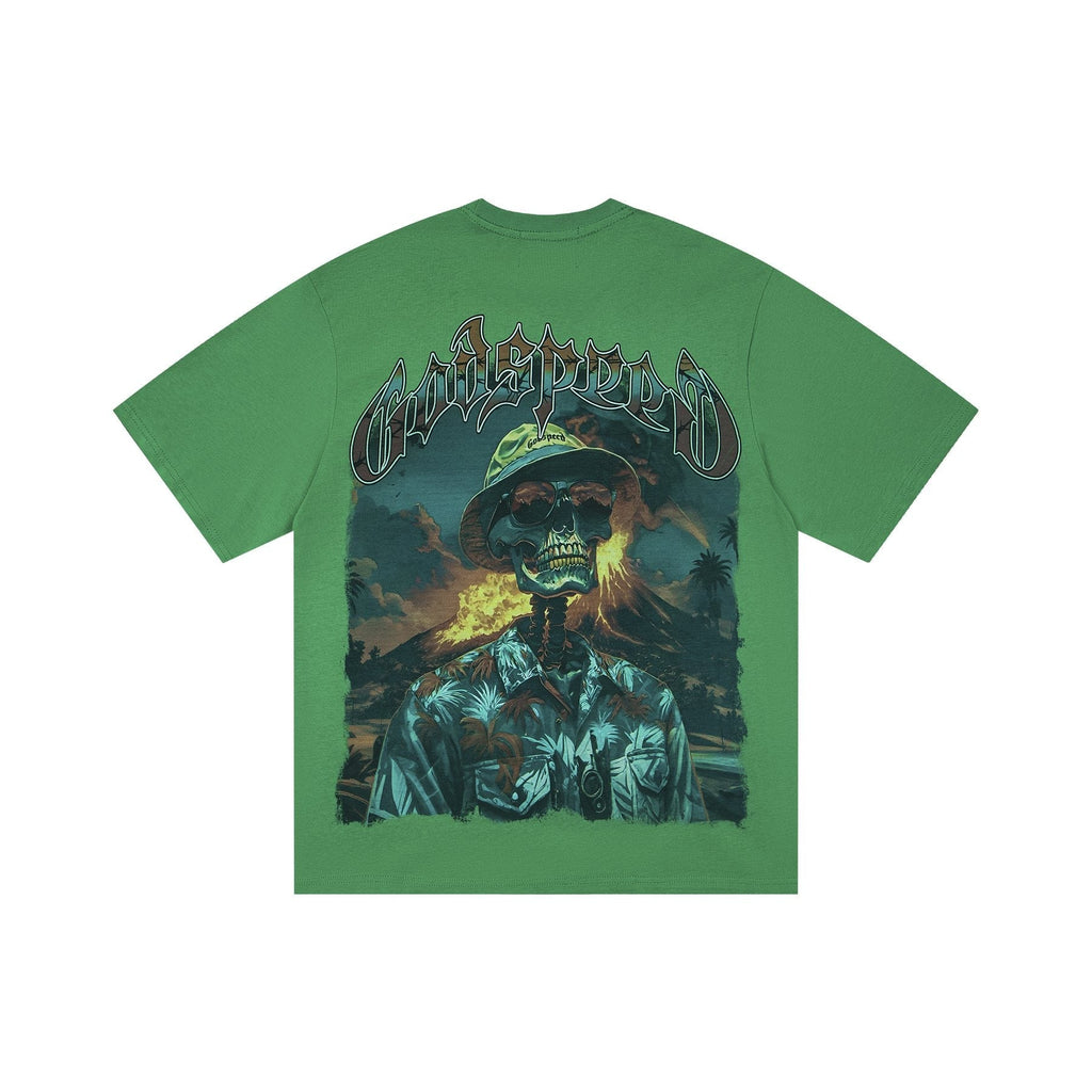 Godspeed Skeleton Back Graphic T-Shirt