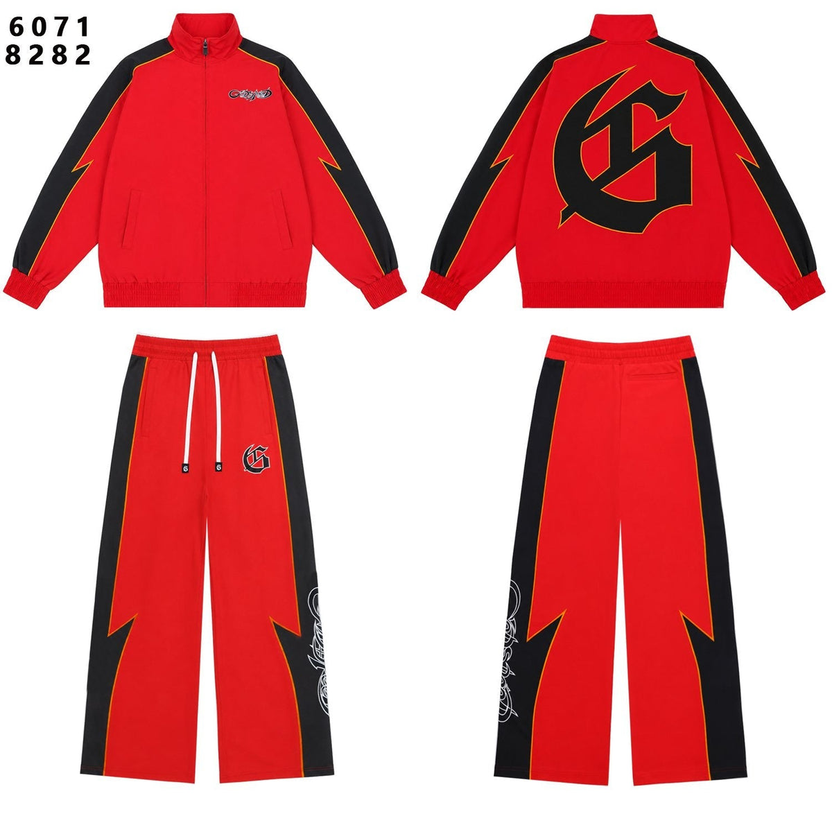Godspeed Gothic G Contrast Panel Tracksuit Set