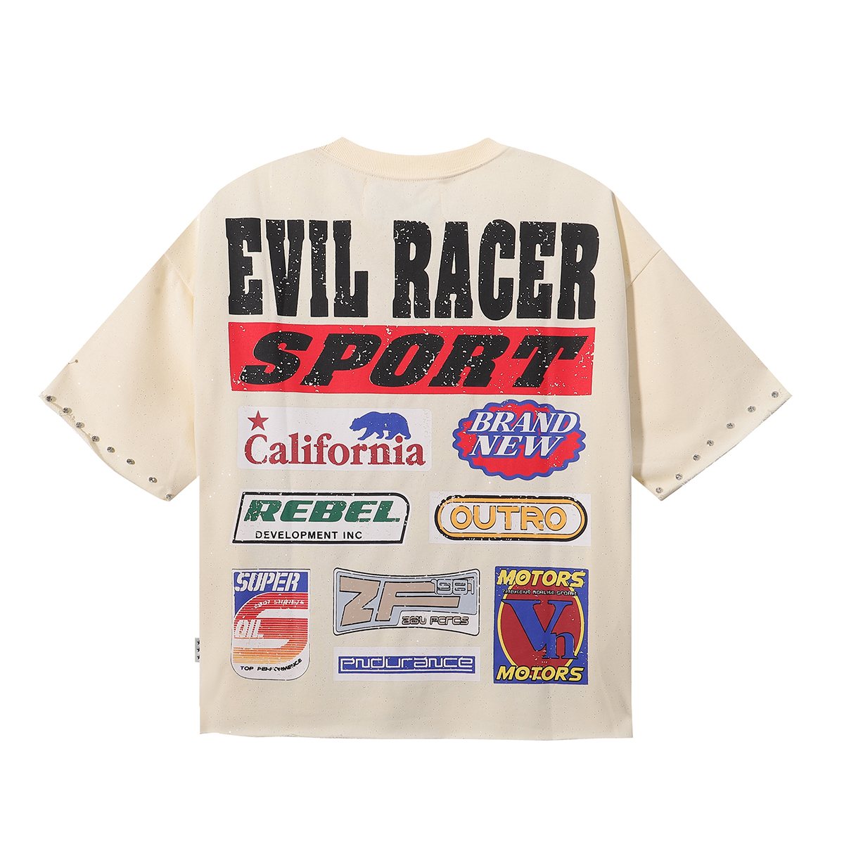 BKYS Revival Evil Racer Cropped Graphic T-Shirt