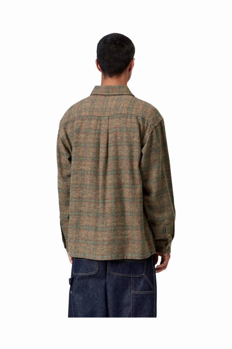 CARHARTT WIP BAGLEY SHIRT Bagley Check / Hamilton Brown
