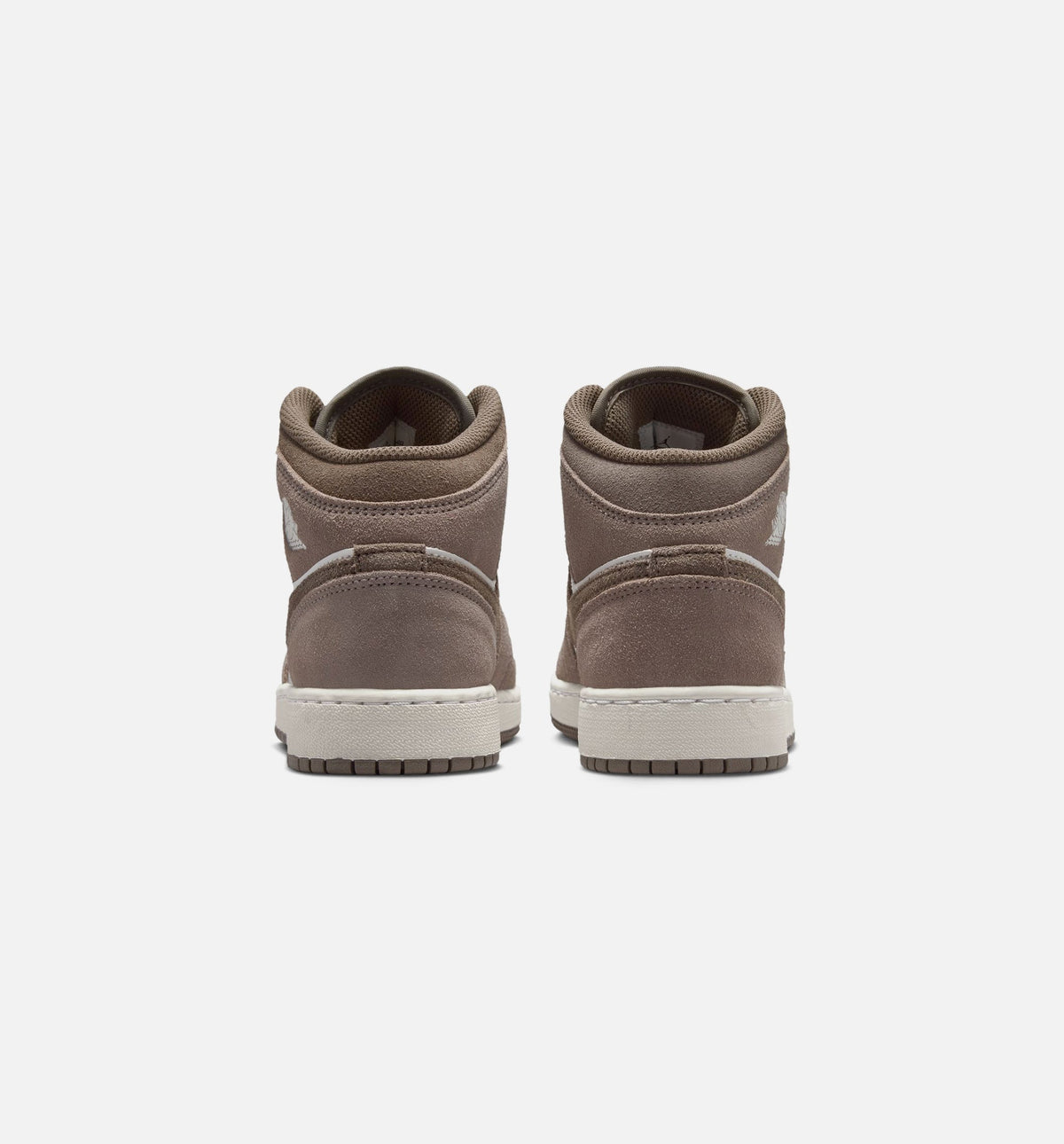 Air Jordan 1 Mid Enigma Stone Kids' Shoes - Stone/Olive Grey/Summit White