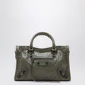 Balenciaga - Le City small tote bag in military green