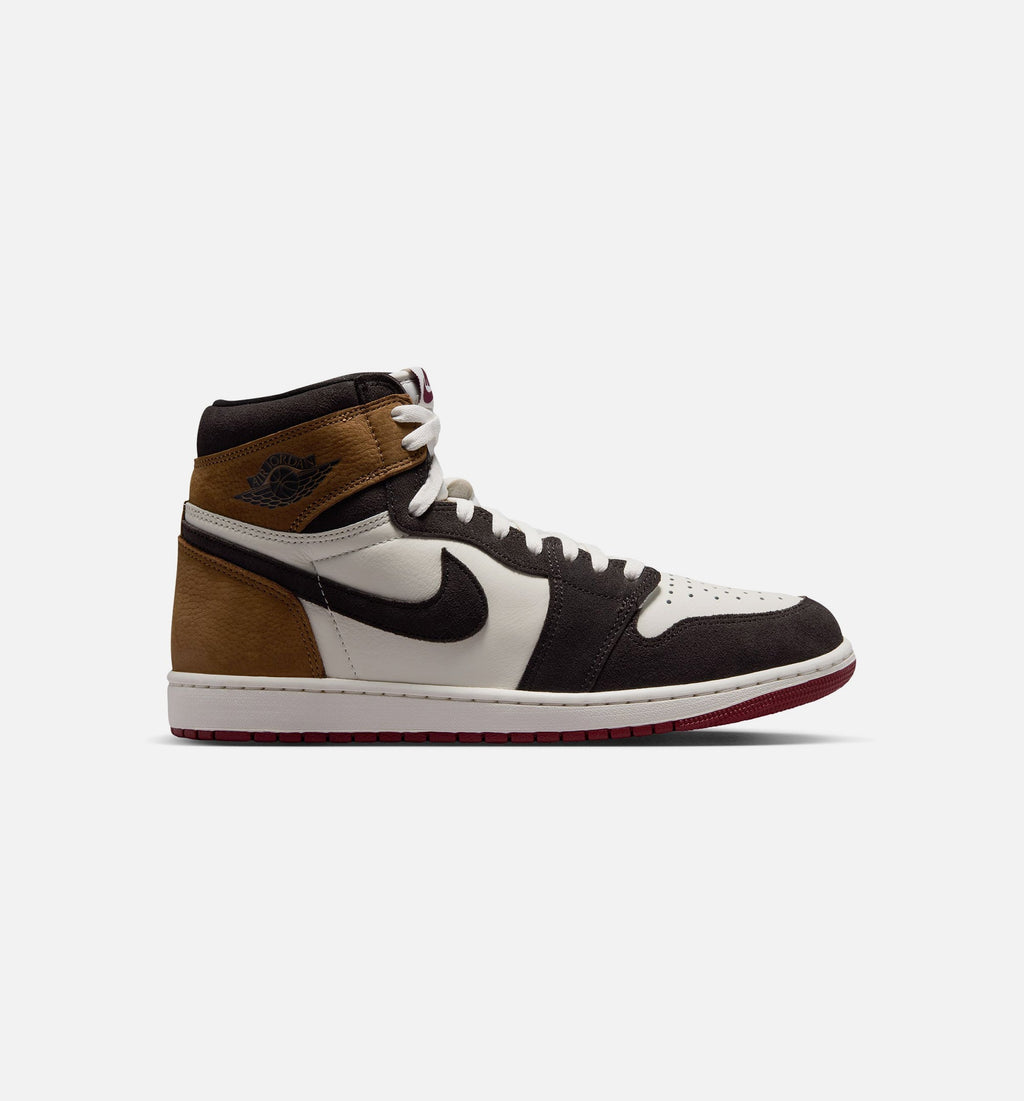 Air Jordan 1 Retro High OG Love Letter Men's Lifestyle Shoe – Shadow Brown/Team Red/Light British Tan