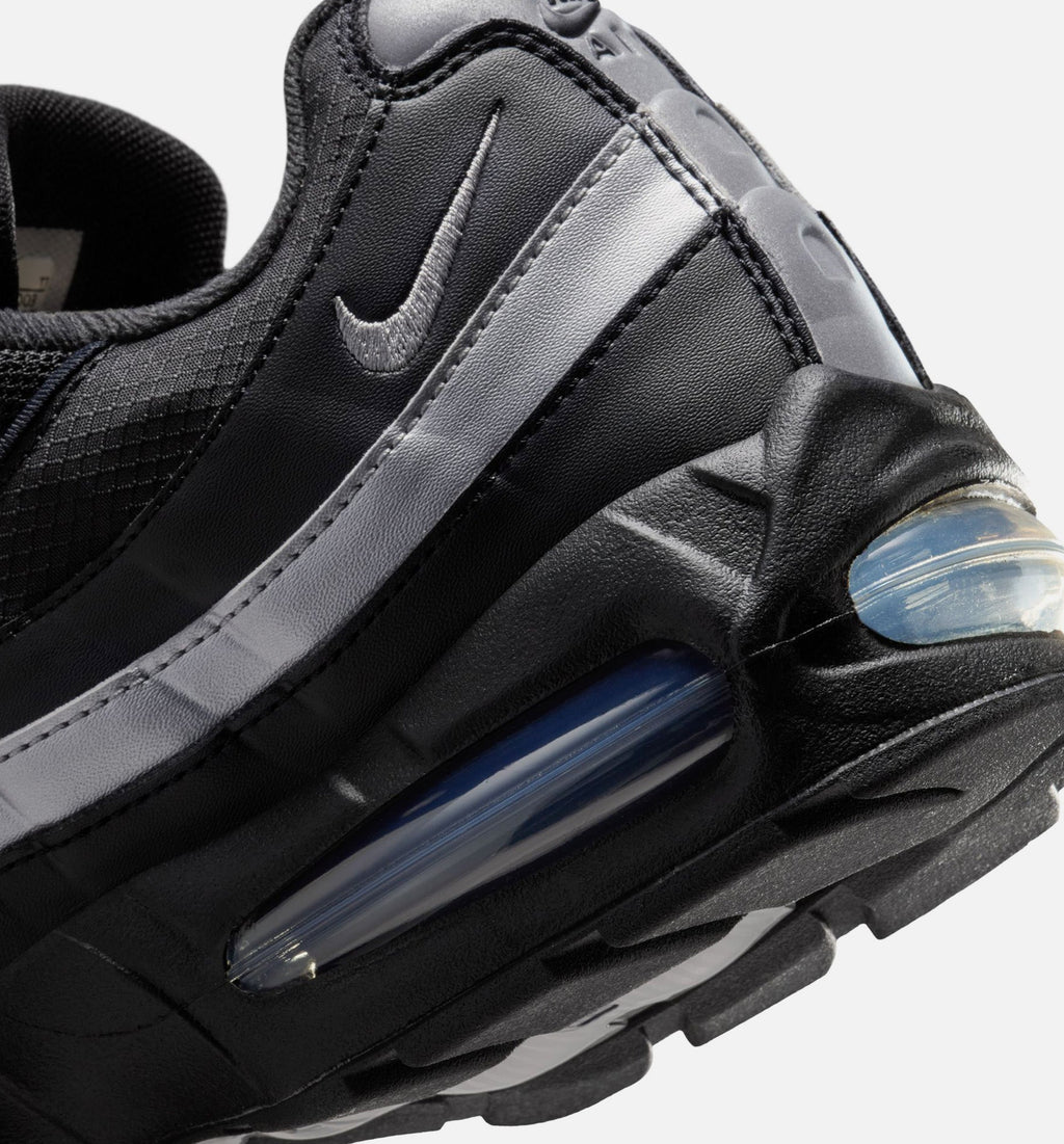 Air Max 95 Big Bubble OG Reflective Accents Men's Lifestyle Shoes - Black/White/Metallic Silver