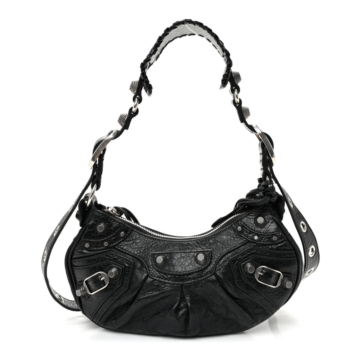 Agneau Arena Le Cagole Shoulder Bag XS Black