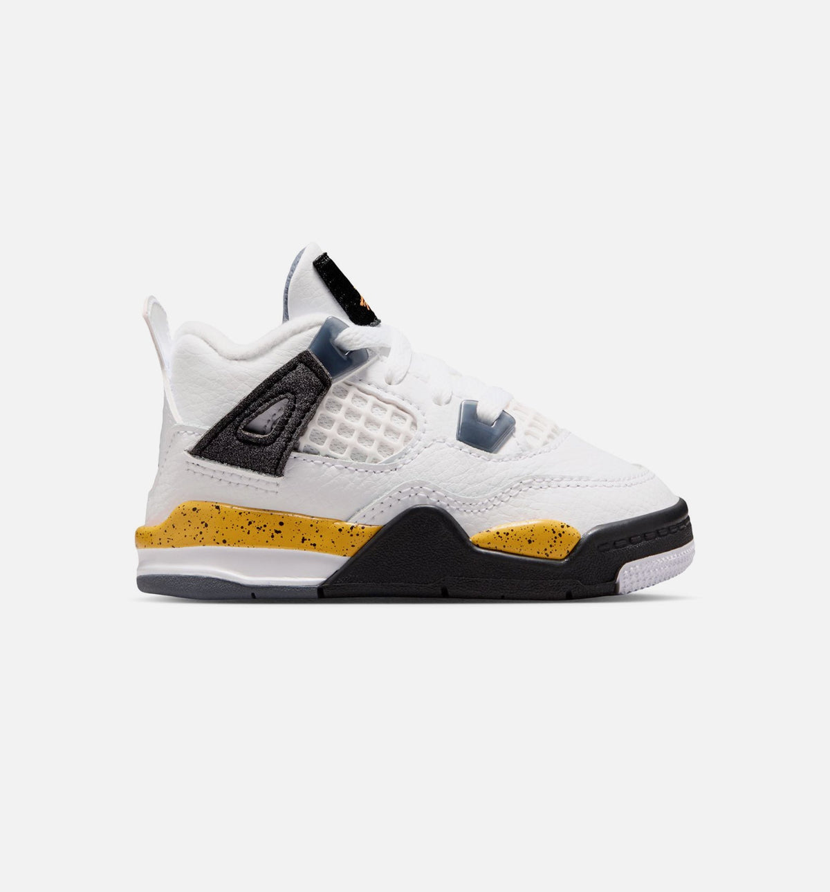 Air Jordan 4 Retro Rare Air Tour Yellow Infant/Toddler – White/Dark Blue Grey/Black/Tour Yellow