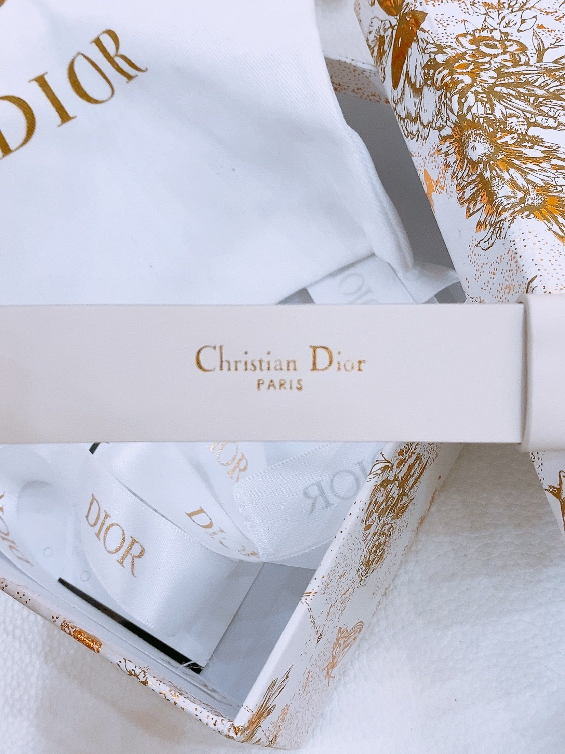 DIOR 25S BELT 25 MM IN WHITE CALFSKIN 561820