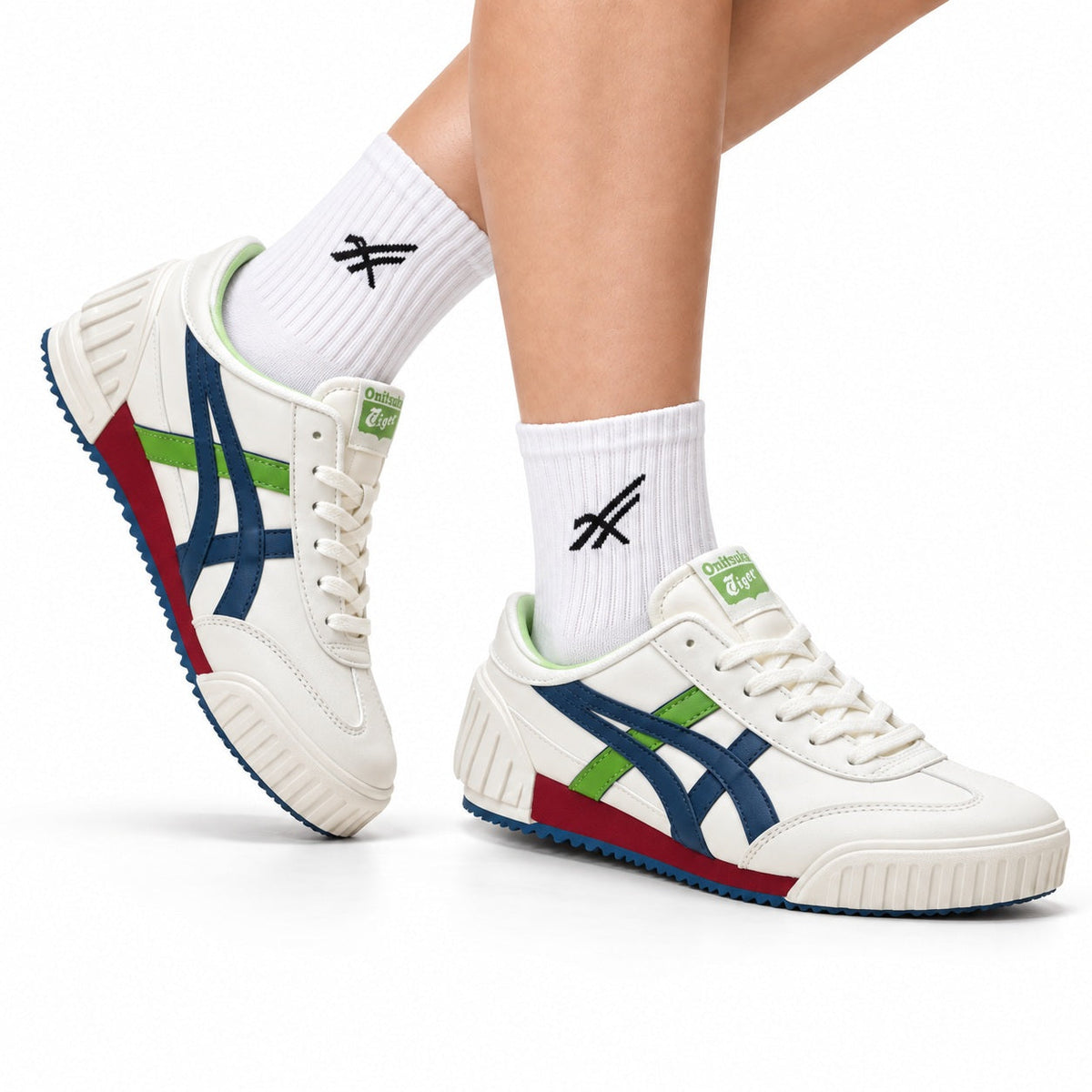 Onitsuka Tiger Retro Sabot White Multicolor Unisex Shoes