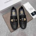 Versace Men's Embossed Medallion Loafers