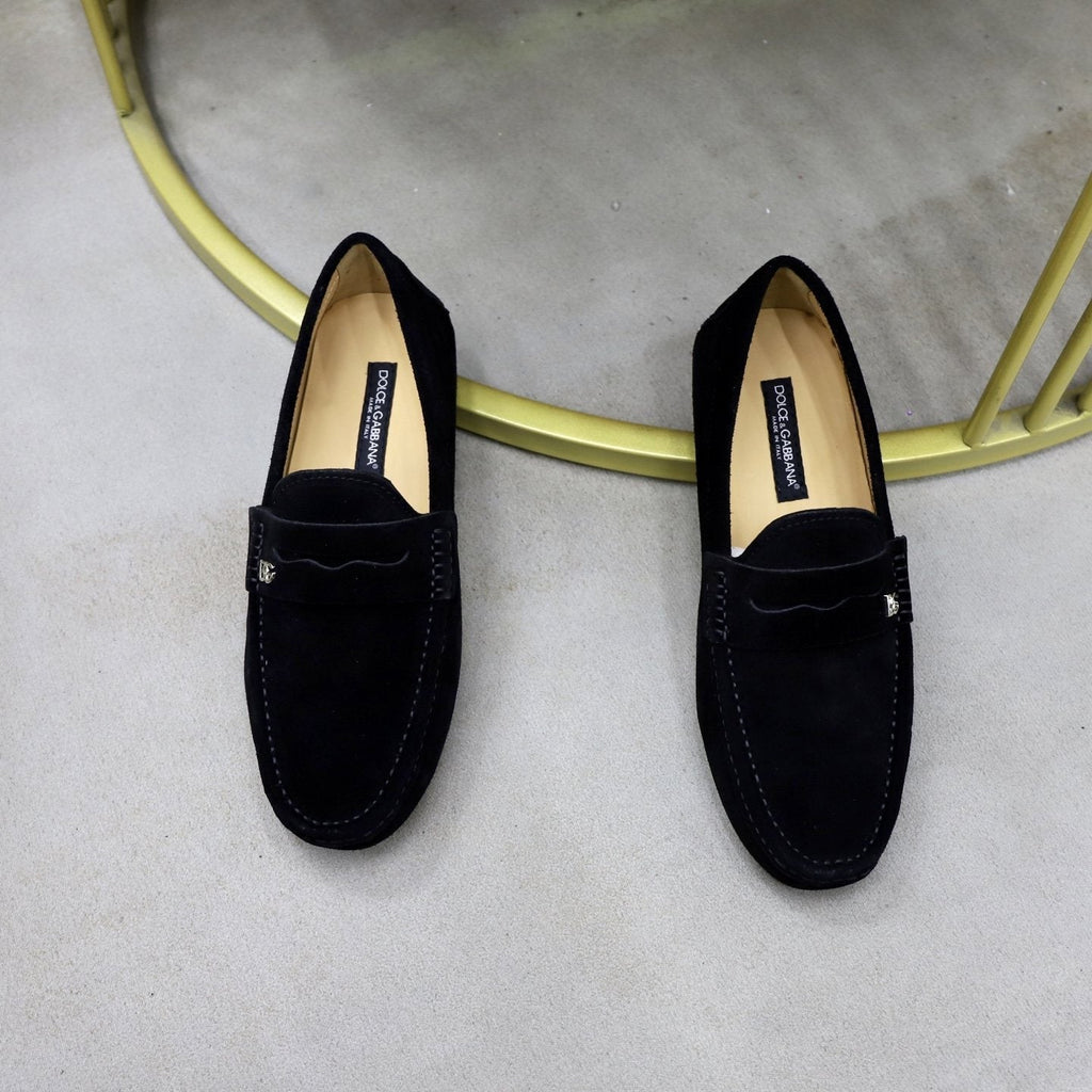 Dolce & Gabbana Men's Leather Penny Loafers