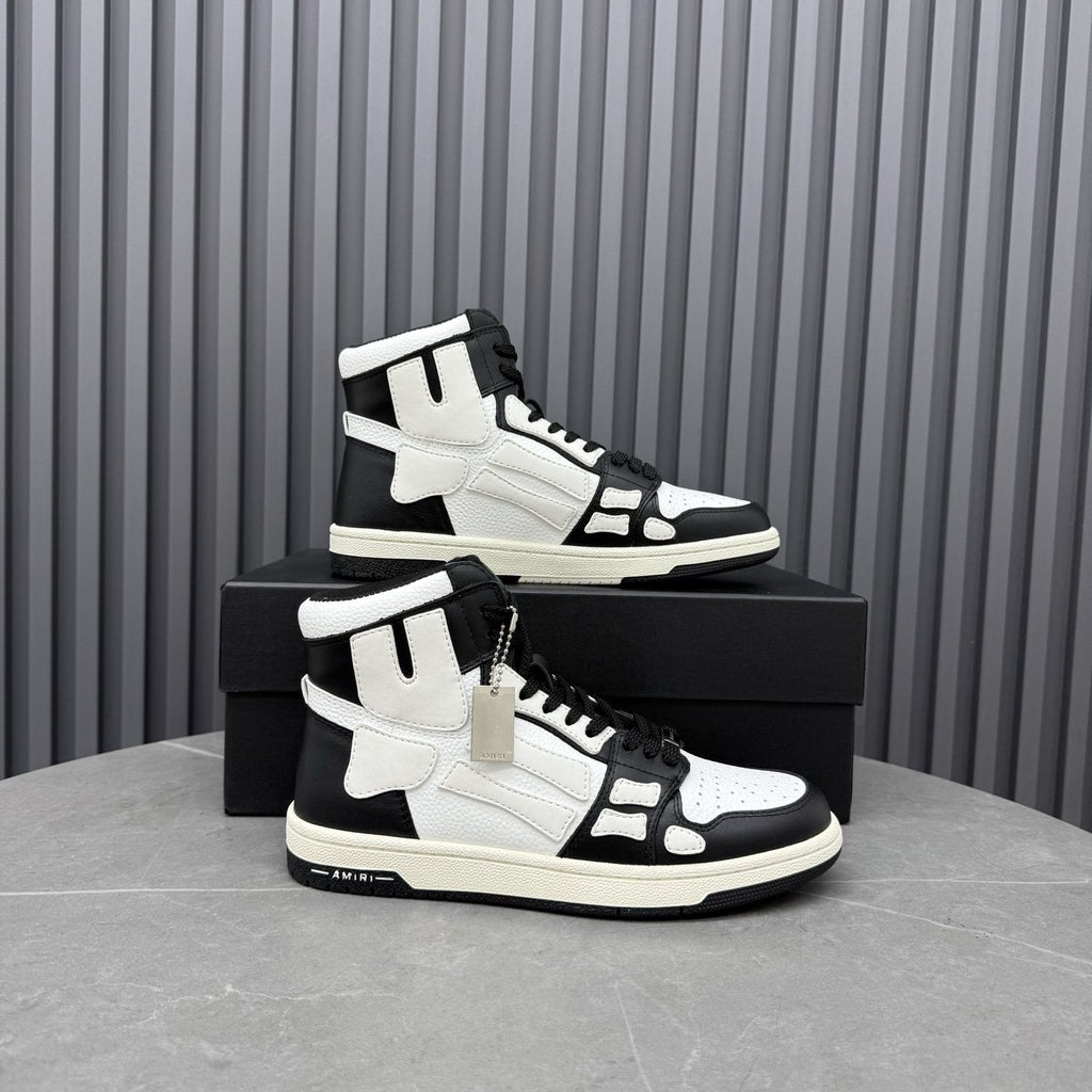 Amiri Two-Tone High-Top Sneakers