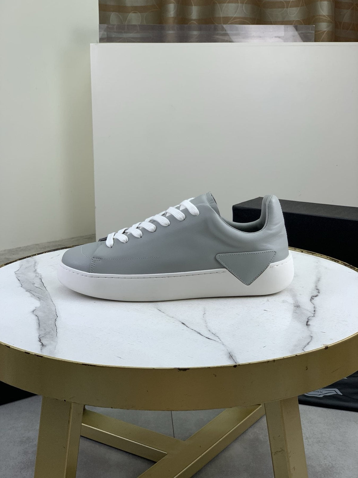 PRADA Triangle Accent Low-Top Sneakers