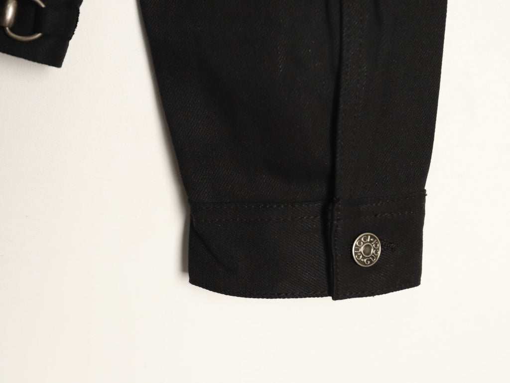 Gucci Horsebit-Style Hem Stand-Collar Zip Jacket - Black